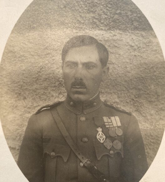 Ο Λευκιμμιώτης γιατρός Δημήτριος Γκούσης. Αρχείο Οικογένειας Α. Δ. Γκούση.